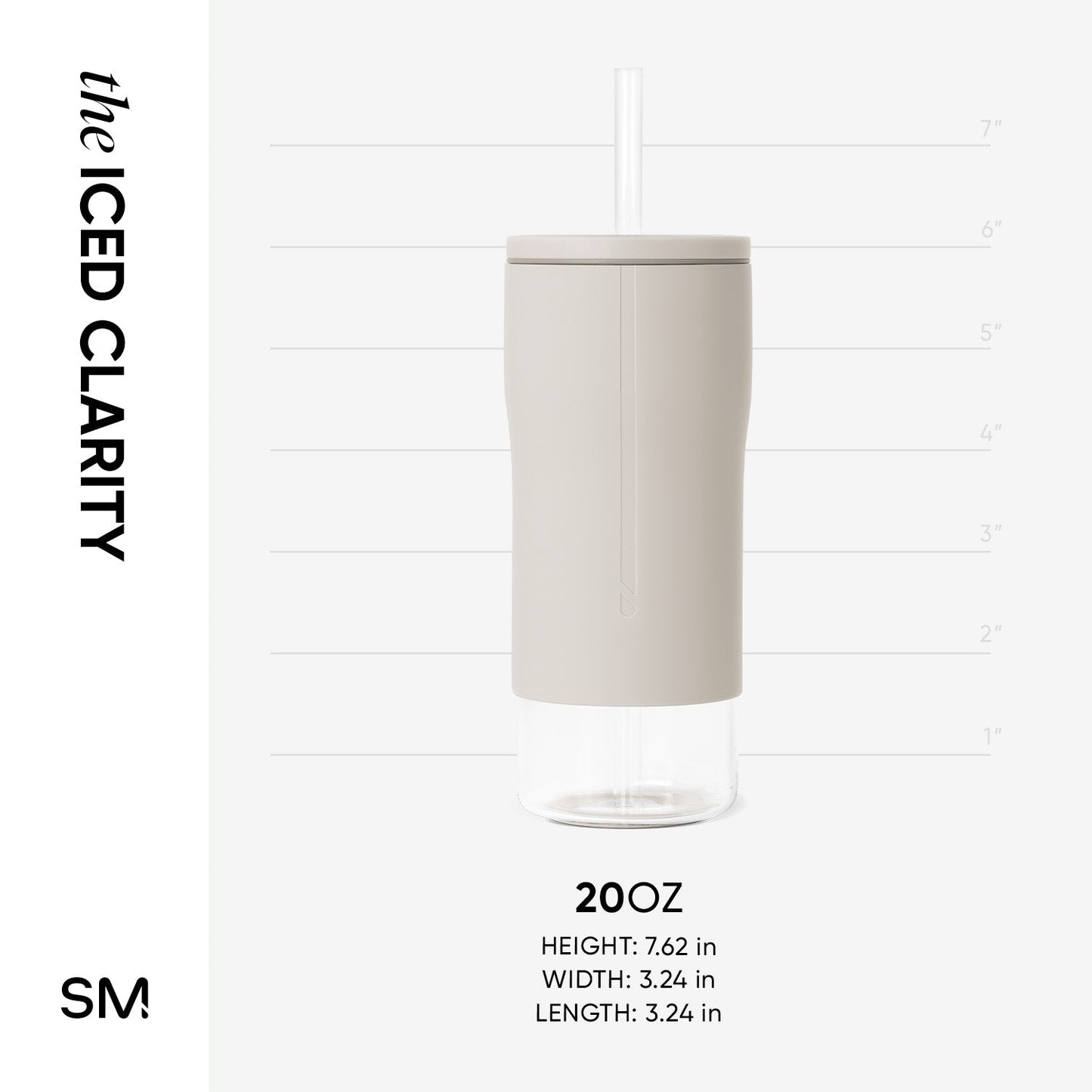 Iced Clarity Cup - 20oz